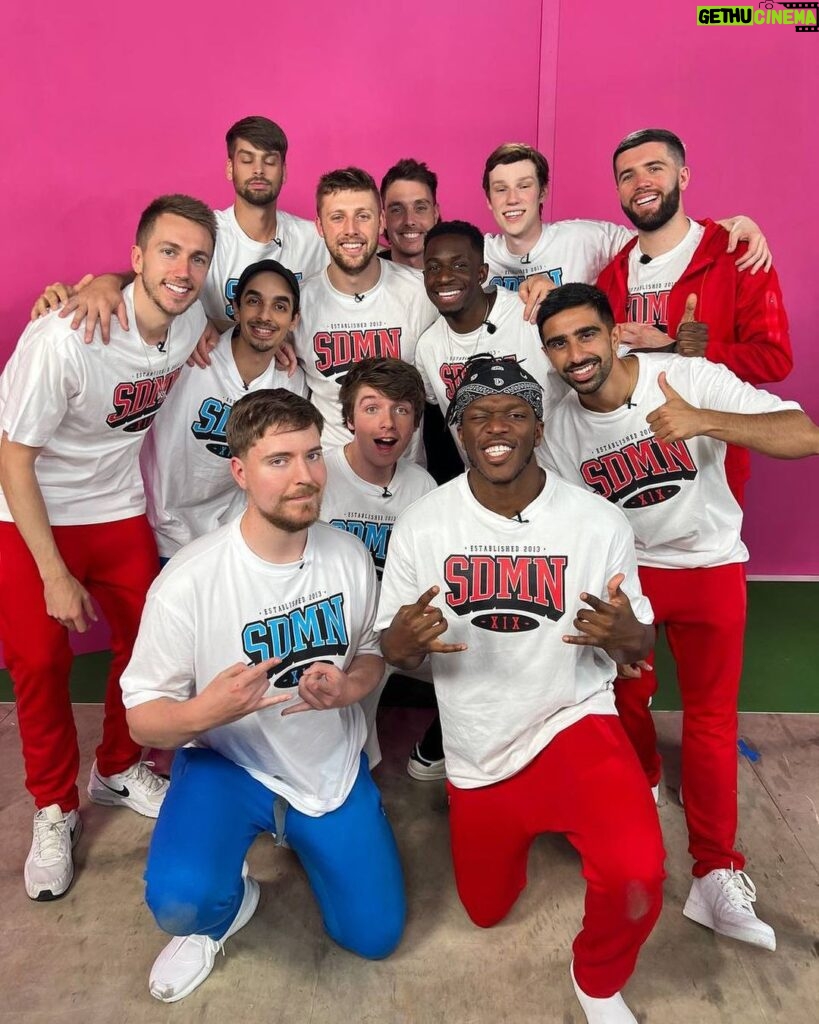Jimmy Donaldson Instagram - Beast Squad Vs Sidemen is now up on their channel, like if I should do more collabs :D