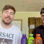 Jimmy Donaldson Instagram – Everyone go buy @feastables and @drinkprime (unless you only have enough money to buy one then just buy my chocolate bar 😂)