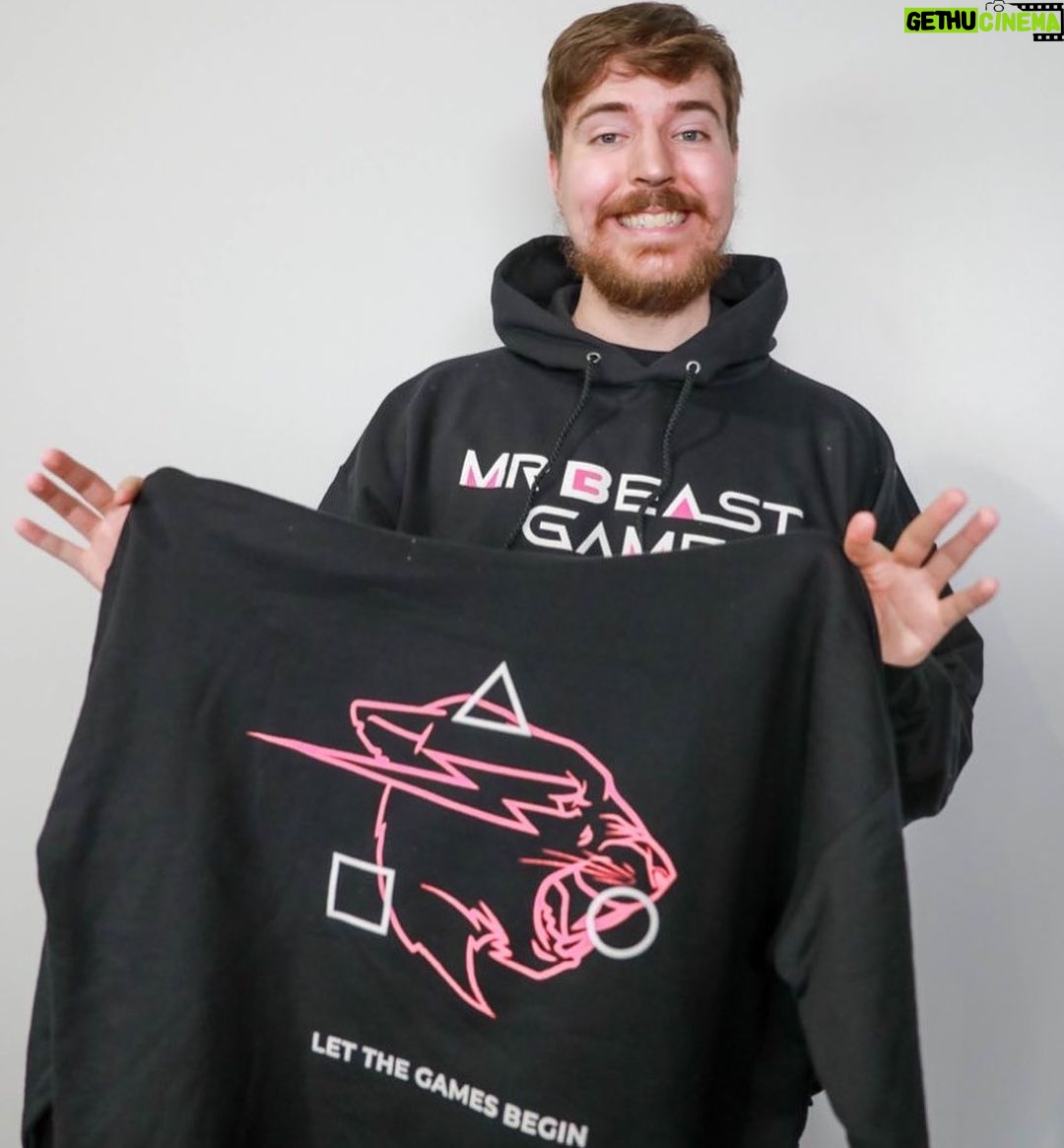 Jimmy Donaldson Instagram - I dropped limited edition Beast Games merch! ONLY AVAILABLE FOR 48 HOURS