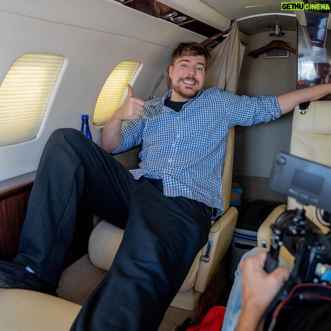 Jimmy Donaldson Instagram - If you’re wondering why I tied up an FBI agent and then ran away on a private jet, go watch the new video!