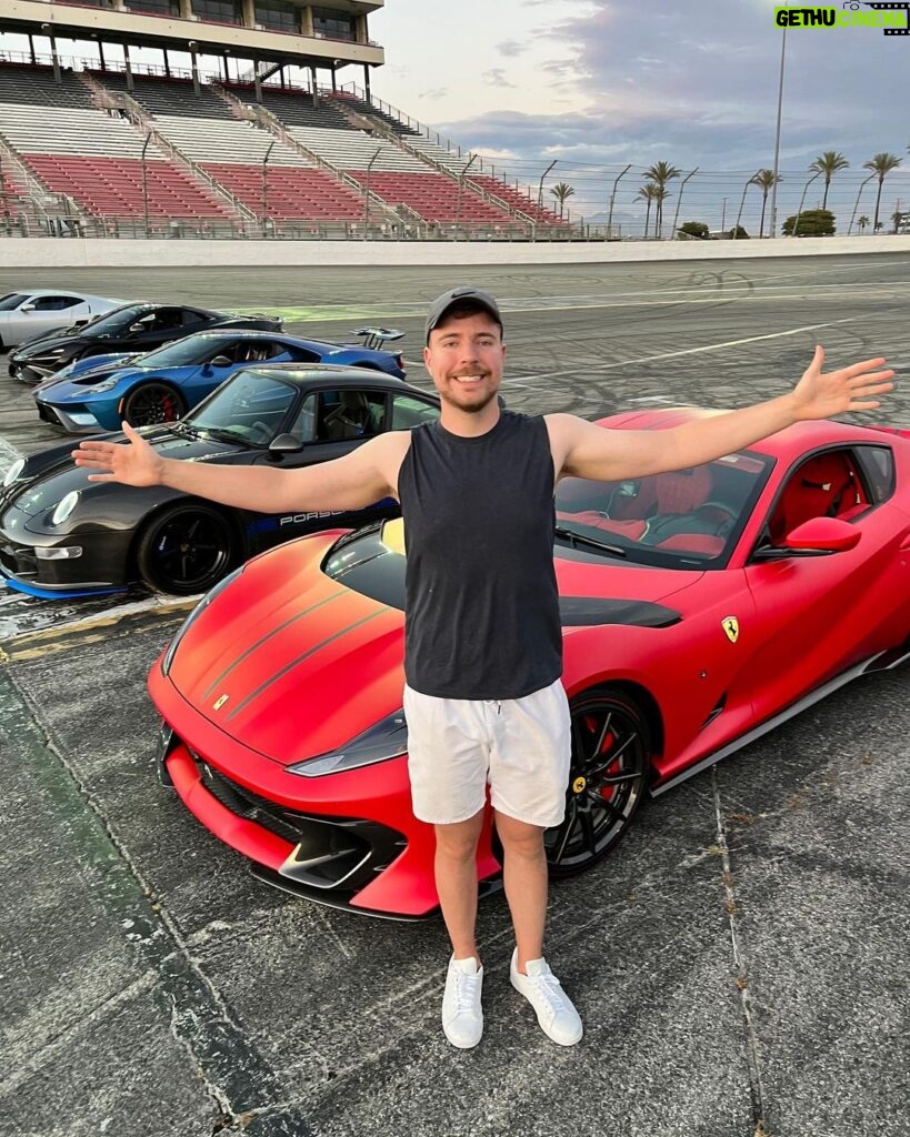 Jimmy Donaldson Instagram - We drove $250,000,000 worth of cars in the new video haha