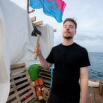 Jimmy Donaldson Instagram - New vid up, we spent 7 days at sea on a tiny raft lol