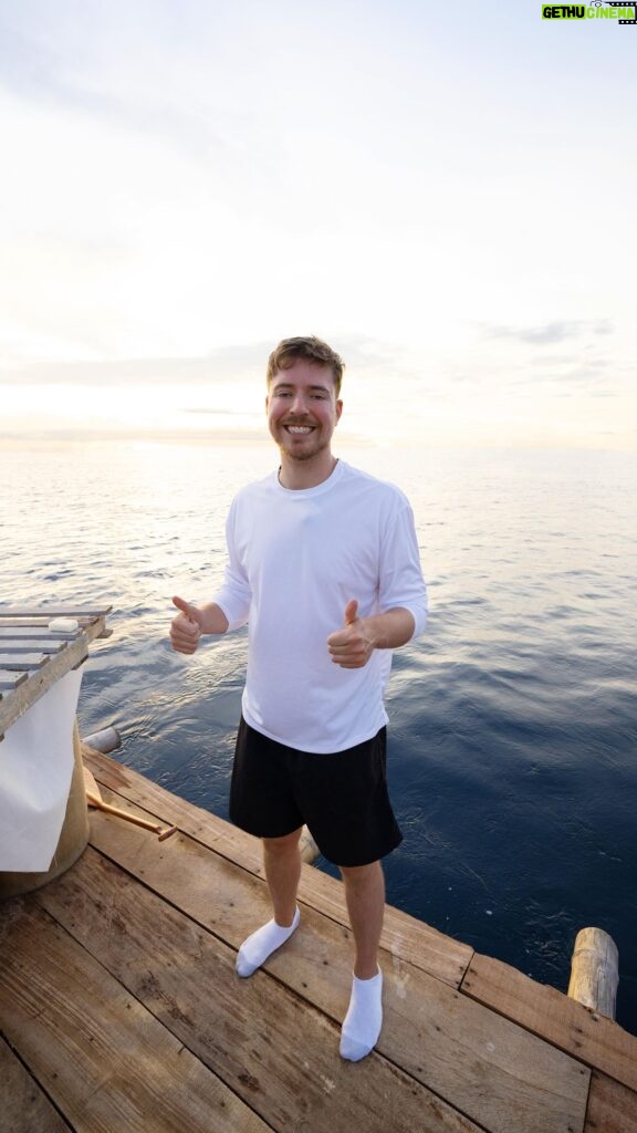 Jimmy Donaldson Instagram - We were stranded on a raft for 7 days in the middle of the ocean! Video is out tomorrow at 12pm est!