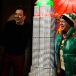 Jimmy Fallon Instagram - Flipping the switch at the iconic Empire State Building to the sounds of “Wrap Me Up” was a dream come true. A massive thank you to @iheartradio and @statefarm for making this monumental New York moment possible.