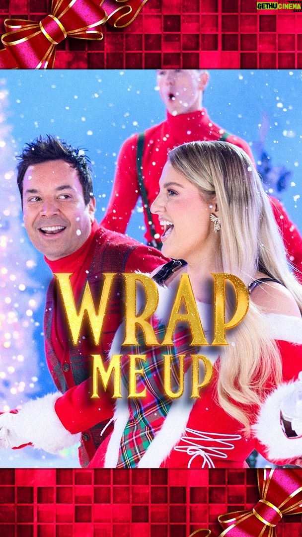 Jimmy Fallon Instagram - @jimmyfallon & @meghantrainor - Wrap Me Up (Official Music Video) The Tonight Show Starring Jimmy Fallon