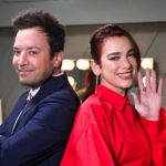 Jimmy Fallon Instagram - Catch @dualipa & @jimmyfallon or they’ll go Houdini 🪄 #FallonTonight #Houdini