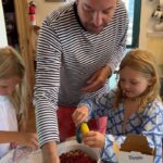 Jimmy Fallon Instagram - Made some @jacquespepinfoundation summer fruit salad with some amazing sous chefs. #blueberries #raspberries #mint #lemon #sugarpackets