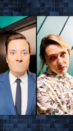 Jimmy Fallon Instagram - “What mouth?” w/ Elizabeth Olsen #DoctorStrange #FallonTonight