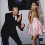 Jimmy Fallon Instagram – Happy Birthday @arianagrande! 🤍🤍🤍