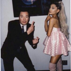 Jimmy Fallon Instagram - Happy Birthday @arianagrande! 🤍🤍🤍