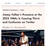 Jimmy Fallon Instagram - Out here causing “thirst” and “confusion”. That was fun, @mtv!! #vmas #maybeitsthebeard