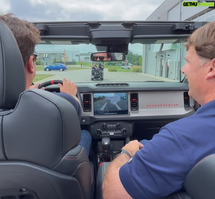 Jimmy Fallon Instagram - I was talking to @jfarle98, the CEO of @ford since we do so much with them on the show (and I am a proud owner of an F150). He said, “If you ever come to Detroit, I promise you it will be a good time”. Well, he did not disappoint. The Mustang, the racetrack (150 mph?!), the Lightning and, one of my favorite parts, meeting the rest of the Ford family at the Rouge Electric Vehicle Center (REV-C!!). Seeing how much you care about your employees and how much they care about you made it a day I’ll never forget. I’m comin’ back! Can’t wait. Thank you. So proud to be a #fordpartner!
