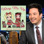 Jimmy Fallon Instagram – Jimmy and @meghantrainor are releasing their new Christmas song “Wrap Me Up” this Friday! 🎁 

Pre-save the song at the link in bio! #FallonTonight #WrapMeUp The Tonight Show Starring Jimmy Fallon