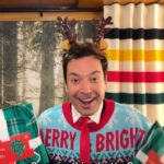 Jimmy Fallon Instagram - Our song is the whole damn package, @meghantrainor! Pre-save in bio! #WrapMeUp #ChristmasVideos