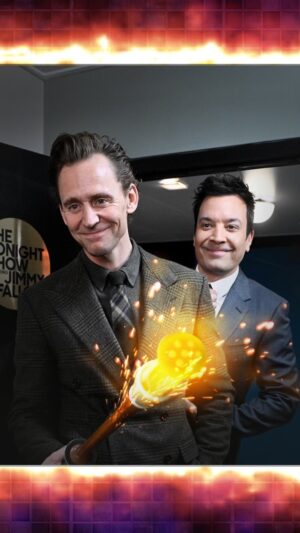 Jimmy Fallon Instagram - The God of Mischief is up to his old tricks again. @twhiddleston #Loki #FallonTonight