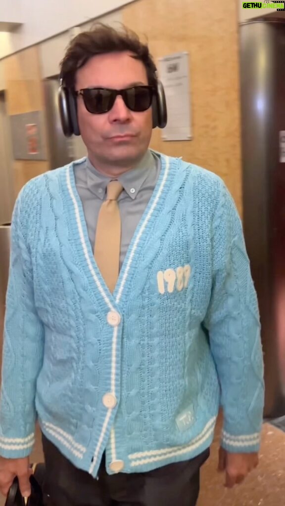 Jimmy Fallon Instagram - I found this cardigan under my bed. It’s my favorite!