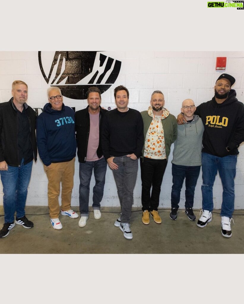 Jimmy Fallon Instagram - There’s no place I’d rather be, on a Thursday, in the middle of January, than Newark, New Jersey. Thank you @natebargatze, @stephenbargatze, @julianmccullough, @jonniewcomedy, @funnymanmikejames, and @garyvider for letting me crash the tour last night. #BeFunny Prudential Center