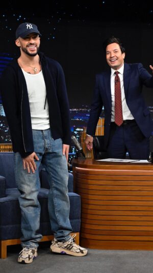 Jimmy Fallon Instagram - Saw @badbunnypr last night.