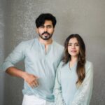 Jisma Jiji Instagram - Partners in " Making dreams come true " Clicked - @athul_krishna________ Vimal's costume - @acornfashion_mens Jisma's costume - @pastelsandmore__ Styling - @stylewithandriya @andriya_nunez #fashionista #couplefashion #couplepics #lovestory