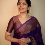 Jisma Jiji Instagram - With Husband @vimal_kumar_online Photography : @athul_krishna________ Styling : @stylewithandriya MUA: @gopzmeow Jisma’s saree : @meadow_by_priyanka Blouse stitched @acornfashionlines Earring: @zorros_jewelstore Bracelet: @accessorize_with_ruhnaal Vimal’s: @acornfashion_mens #lovestory #jismavimal
