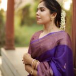 Jisma Jiji Instagram - With Husband @vimal_kumar_online Photography : @athul_krishna________ Styling : @stylewithandriya MUA: @gopzmeow Jisma’s saree : @meadow_by_priyanka Blouse stitched @acornfashionlines Earring: @zorros_jewelstore Bracelet: @accessorize_with_ruhnaal Vimal’s: @acornfashion_mens #lovestory #jismavimal