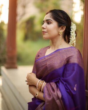 Jisma Jiji Instagram - With Husband @vimal_kumar_online  Photography : @athul_krishna________ 
Styling : @stylewithandriya 
MUA: @gopzmeow 
Jisma’s saree : @meadow_by_priyanka
Blouse stitched @acornfashionlines 
Earring: @zorros_jewelstore
Bracelet: @accessorize_with_ruhnaal
Vimal’s: @acornfashion_mens #lovestory #jismavimal