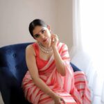 Jisma Jiji Instagram - 🌸 Stills : @athul_krishna________ Styling : @stylewithandriya @andriya_nunez Jisma outfit : @acornfashionlines MUA:@the_palette__studio