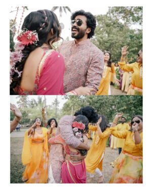 Jisma Jiji Instagram - " तू मोहोब्बत से कोई चाल तो चल,
हार जाने का हौसला ही मुझे " 

Haldi Shot by : @sk_abhijith
Haldi Stylist of jisma: @stylewithandriya @andriya_nunez
Haldi Styling for Vimal: @jisma_jiji_kizhakkarakattu
Haldi makeover: @hair.and.makeup.by.sree
Events: @shufflevents
Lehenga: @acornfashionlines