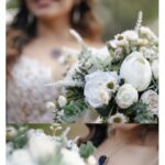 Jisma Jiji Instagram - "And, Now you see me" Wedding Shot by : @sk_abhijith Wedding Stylist of jisma: @stylewithandriya @andriya_nunez Wedding Styling for Vimal: @jisma_jiji_kizhakkarakattu Wedding makeover: @rizwan_themakeupboy Events: @shufflevents Gown: @daislebridals