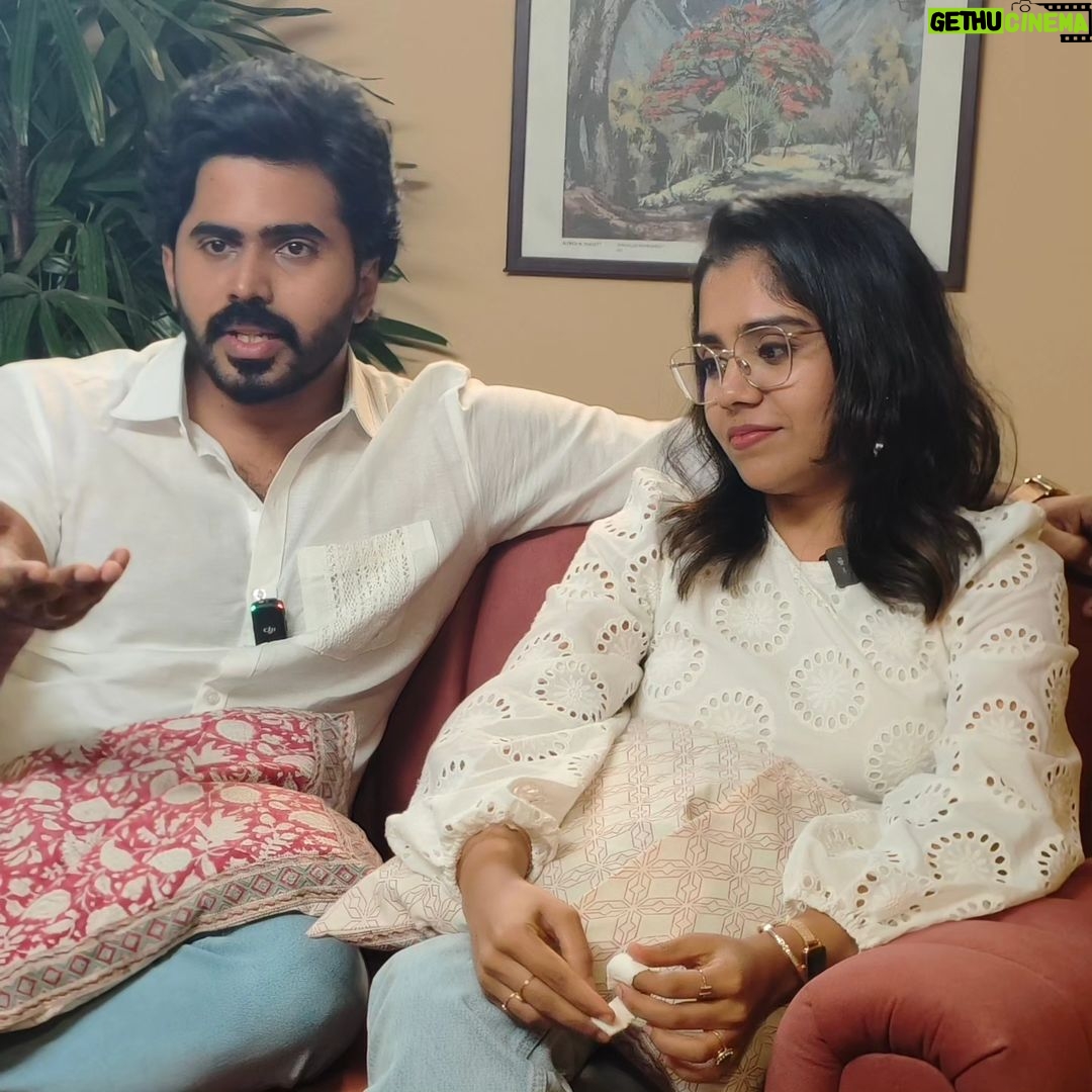 Jisma Jiji Instagram - Jisma Jiji and Vimal Kumar are such huge shining stars in the YouTube universe..their videos, the quality, the humour, the edit script everything is top notch...No wonder most of their videos easily cross millions in views... . . They have in such a short span of time created such a huge subscription base that it is virtually very hard to beat them at their game. . . Hear their story..Satheesan's and Revathy's...honest and straight from the heart .. Episode streaming now on YT channel I AM with Dhanya Varma This is the first interview post their wedding guys😀😀watch it . . #jismavimal #jisma&vimal #iamwithdhanyavarma #dhanyavarma #interview #malayalam #talkshow