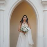 Jisma Jiji Instagram - Bringing beauty to the lives of others is truly a blessing. This couple’s love shines bright and it was. It was truly a joy to work with this adorable couple, From jewellery selection to make up look we came up with the look as a team and .....to create these flawless looks. @jisma_jiji_kizhakkarakattu has beautiful skin, Enhancing her natural radiance with a pink undertone and nude makeup look enhancing her eyes and her features. while the nude shades keep the focus on her natural beauty. The end result is a subtle yet stunning look that is perfect for any blushing bride. Emotions ran high and the love was undeniable 😍 @jisma_jiji_kizhakkarakattu @vimal_kumar_online @jismavimal @rizwan_themakeupboy Outfit : @daislebridals Shot by : @sk_abhijith Stylist : @stylewithandriya @andriya_nunez #bridesofrizwan #rizwanthemakeupboy #bridalmakeover #nudemakeupartist #bridalmakeupartist#jisma #jismavimal