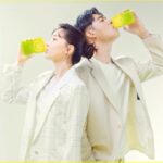 Joanne Missingham Instagram - 一閃一閃亮晶晶～放在臉上放光明～ 很開心再度跟昊森合作，一起成為 @lxz.com.tw 老協珍亮晶精的代言人❤️ 拍攝過程的眼力考驗遊戲很好玩，一不小心就激起了職業棋手的勝負欲🤣 感謝拍攝團隊的用心，讓我擁有愉快又有趣的拍攝體驗😊 一起來看看這次全新上線的亮晶精廣告吧～ (聽說這次會在公車與各大看板看到昊森跟我喔～ 考考看各位同學的好眼力 👀 ) #老協珍 #亮晶精