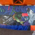 Joel Van Moore Instagram - One of the last works this year based on the work of neuroscientist Karin Nordstrom for @thebigpicturefest #thebigpicturepillars #vanstheomega #streetphotography #streetart #adelaideartist