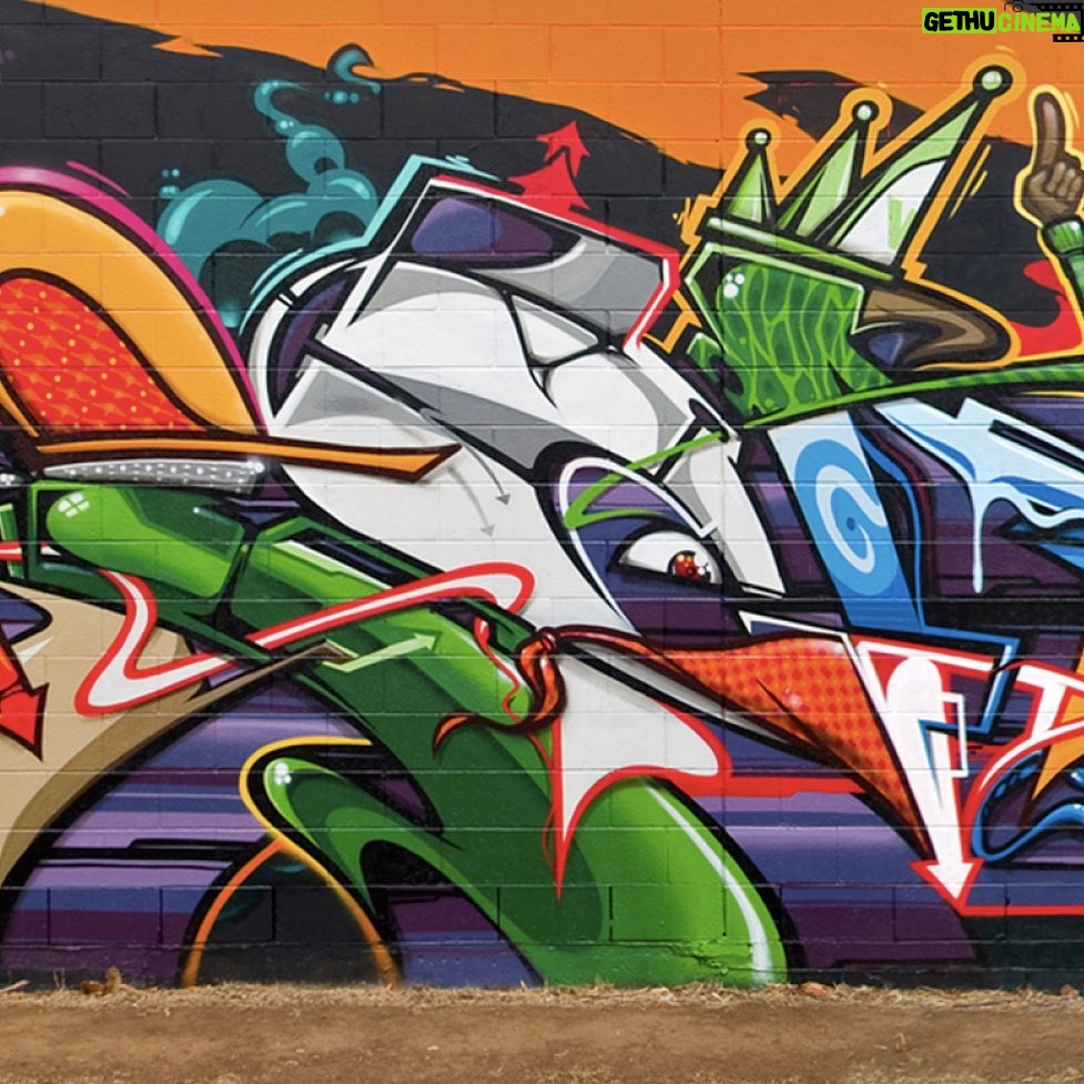 Joel Van Moore Instagram - OMEGA Ohh Yeah part 2 The glory days where endless hours were spent on my craft. #graffiti #lettering #vanstheomega #graff #tmdees #f1 #gm Adelaide, South Australia