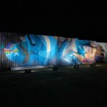 Joel Van Moore Instagram - We have brought The Big Picture to @colourtumbystreetart with @illuminateadelaide So good to see the digital works come to life alongside the existing artworks by global superstars Tumby Bay, South Australia