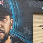 Joel Van Moore Instagram – One of the latest projects that I worked on with the talented @morris.green_art for @travisboak10 celebration of the amazing milestone of 300 games.
Thanks to @redbullau for making it happen. Port Adelaide, South Australia