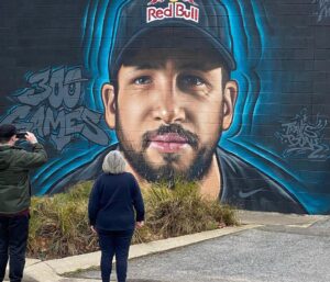 Joel Van Moore Instagram - One of the latest projects that I worked on with the talented @morris.green_art for @travisboak10 celebration of the amazing milestone of 300 games. Thanks to @redbullau for making it happen. Port Adelaide, South Australia