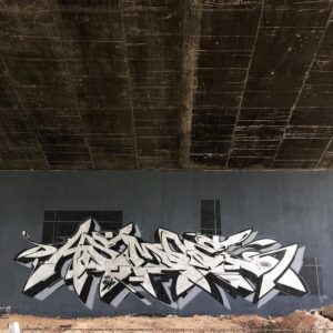 Joel Van Moore Instagram - Here are the first 4 artists to kick off the January installment of #3by4project 

@asmoeroc 

Starting the first #3by4project with my usual wildstyle. Playing around with the composition by overlapping the letters on top of each other to establish a balanced overall form. Loving on how the A starts, initiating the momentum for the rest of the letters to react further.

@askewone 

I really want to explore form for as many steps of this project as I can. For the past 7 years or so I’ve been playing with a stacked approach to building pieces that start with a simple throw-up. I’ve had the same throw-up design forever - there were some moments where I lost my way with it, tried to get too complicated but over time I’ve refined it and felt at peace with its simplicity. My letter shapes were initially really influenced by Tank BH. When he first moved to Auckland he brought with him an approach to graffiti rooted in more of the classic Sydney public style. His tags were bold and he was the first writer in our city that consistently painted hollows and filled throw-ups in this style on the main streets. At age 16 I did my best to base mine off what he, Roske, Pane etc did during their visits to our shores.

@vizsla_bacon 

@fluro_rock 

I wanted to try out a few new things while painting this piece, working towards a less defined outline and finding a way to blend / overlap background and foreground better. I didn't feel like everything I tried worked super well, so I'm looking forward to going back to keep working on this next month.

The next 4 pieces will be dropping in a couple days.
Stay tuned.

#graffitiporn #graffitiletters #graffiti