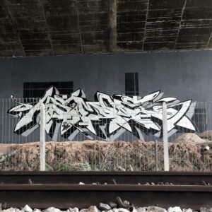Joel Van Moore Instagram - Here are the first 4 artists to kick off the January installment of #3by4project 

@asmoeroc 

Starting the first #3by4project with my usual wildstyle. Playing around with the composition by overlapping the letters on top of each other to establish a balanced overall form. Loving on how the A starts, initiating the momentum for the rest of the letters to react further.

@askewone 

I really want to explore form for as many steps of this project as I can. For the past 7 years or so I’ve been playing with a stacked approach to building pieces that start with a simple throw-up. I’ve had the same throw-up design forever - there were some moments where I lost my way with it, tried to get too complicated but over time I’ve refined it and felt at peace with its simplicity. My letter shapes were initially really influenced by Tank BH. When he first moved to Auckland he brought with him an approach to graffiti rooted in more of the classic Sydney public style. His tags were bold and he was the first writer in our city that consistently painted hollows and filled throw-ups in this style on the main streets. At age 16 I did my best to base mine off what he, Roske, Pane etc did during their visits to our shores.

@vizsla_bacon 

@fluro_rock 

I wanted to try out a few new things while painting this piece, working towards a less defined outline and finding a way to blend / overlap background and foreground better. I didn't feel like everything I tried worked super well, so I'm looking forward to going back to keep working on this next month.

The next 4 pieces will be dropping in a couple days.
Stay tuned.

#graffitiporn #graffitiletters #graffiti