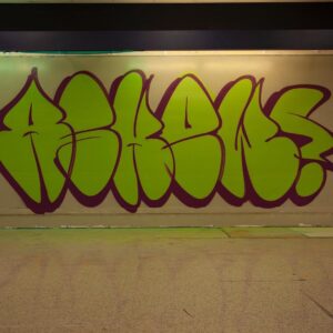 Joel Van Moore Instagram - Here are the first 4 artists to kick off the January installment of #3by4project 

@asmoeroc 

Starting the first #3by4project with my usual wildstyle. Playing around with the composition by overlapping the letters on top of each other to establish a balanced overall form. Loving on how the A starts, initiating the momentum for the rest of the letters to react further.

@askewone 

I really want to explore form for as many steps of this project as I can. For the past 7 years or so I’ve been playing with a stacked approach to building pieces that start with a simple throw-up. I’ve had the same throw-up design forever - there were some moments where I lost my way with it, tried to get too complicated but over time I’ve refined it and felt at peace with its simplicity. My letter shapes were initially really influenced by Tank BH. When he first moved to Auckland he brought with him an approach to graffiti rooted in more of the classic Sydney public style. His tags were bold and he was the first writer in our city that consistently painted hollows and filled throw-ups in this style on the main streets. At age 16 I did my best to base mine off what he, Roske, Pane etc did during their visits to our shores.

@vizsla_bacon 

@fluro_rock 

I wanted to try out a few new things while painting this piece, working towards a less defined outline and finding a way to blend / overlap background and foreground better. I didn't feel like everything I tried worked super well, so I'm looking forward to going back to keep working on this next month.

The next 4 pieces will be dropping in a couple days.
Stay tuned.

#graffitiporn #graffitiletters #graffiti