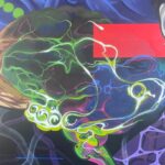 Joel Van Moore Instagram - One of the last works this year based on the work of neuroscientist Karin Nordstrom for @thebigpicturefest #thebigpicturepillars #vanstheomega #streetphotography #streetart #adelaideartist