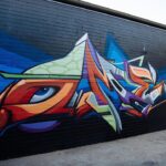 Joel Van Moore Instagram - In October I rolled over to Newcastle,NSW for @thebigpicturefest and got to paint some letters with brother Tuns @upnup_inspirations The letters are all freestyle and inspired by everything that was around me at the time. #vanstheomega #graffitiphotography #graffitiporn #tmdees F1 GM Newcastle, New South Wales