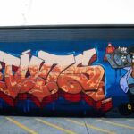 Joel Van Moore Instagram - In October I rolled over to Newcastle,NSW for @thebigpicturefest and got to paint some letters with brother Tuns @upnup_inspirations The letters are all freestyle and inspired by everything that was around me at the time. #vanstheomega #graffitiphotography #graffitiporn #tmdees F1 GM Newcastle, New South Wales