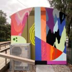 Joel Van Moore Instagram - Bringing some colour and inspiration from nature on this one from early in the year. #vanstheomega #adelaidestreetart #streetartnews #tmdees Adelaide, South Australia