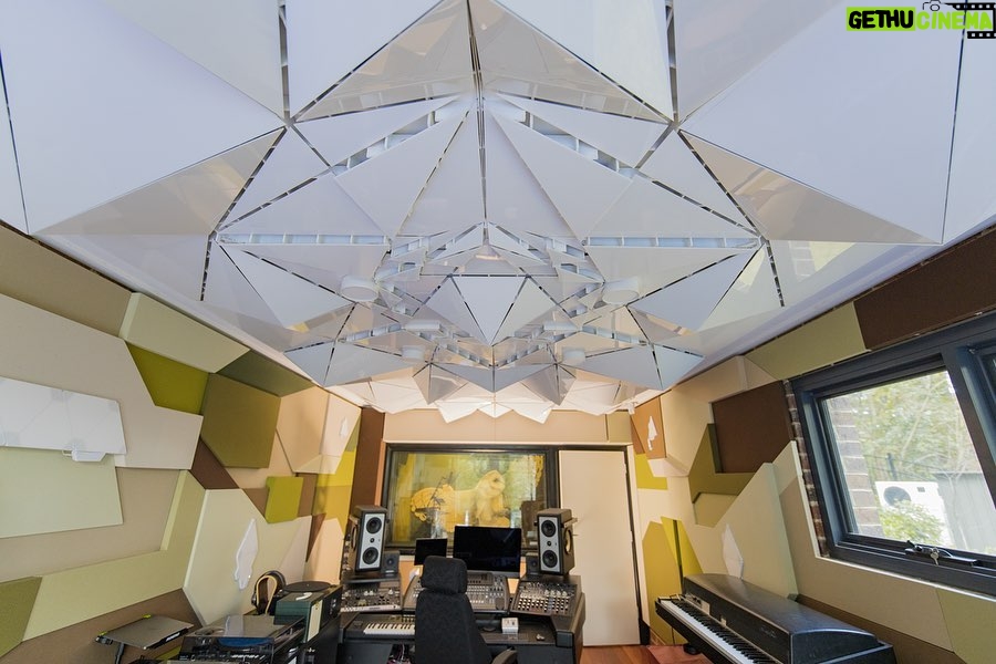 Joel Van Moore Instagram - When I’m not painting,taking care of my fam, producing festivals or making products. Sometimes I get the chance to design amazing spaces like this for @hilltophoods “The NEST” brings the inside out and contains a lot of intricate geometry to keep the creativity flowing #vanstheomega #studiodesign #recordingstudio #architecture #geometry Adelaide, South Australia