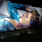 Joel Van Moore Instagram - I had a blast in Tumby bay with @colourtumbystreetart x The BIB Picture Series for @illuminateadelaide Massive thanks to all the crew involved and for such a great turn out to the event. Tumby Bay, South Australia