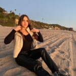Joelle Better Instagram - playing dress up at the beach Malibu, California