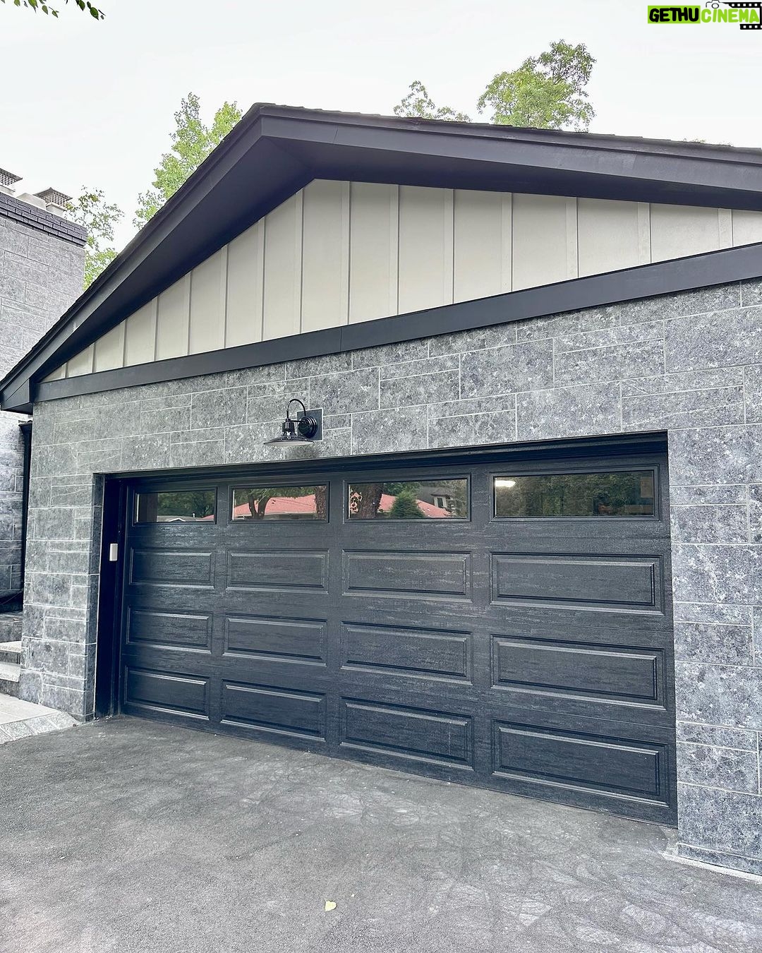 John Colaneri Instagram - #Design is all in the details and the stone work that we did around our home created a major change. When looking to update the exterior of your home always add different textures and materials. This will allow those elements to play off of each other. The earth tones from the new @jameshardie siding and the black granite from @polycor_hardscapes are two materials that work very well together. #curbappeal #exteriordesign #stoneveneer #stonework #designgoals #designinspiration #njdesigner #njbuilders