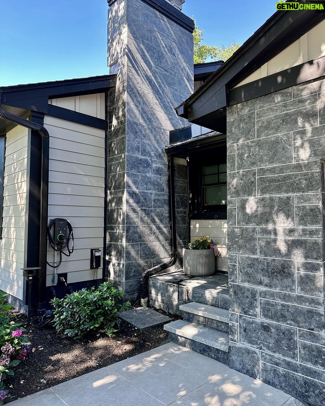 John Colaneri Instagram - The transformation of the exterior over the past couple years has been very dramatic at our home. Now we have a material that looks incredible and has little to no maintenance. I wanted to extend the earth tones from the inside of the home decor to the outside. We are so happy with @jameshardie #magnolia line of colors and products. I promise no more projects until we do an addition LOL. Let’s see if that happens. 👉🏻Swipe over to see the After to Before. 👉🏻Main siding color is Stone Paver 👉🏻All trim and soffits is Jet Black #exteriordesign #curbappeal #designideas #designinspiration #designgoals #rennovation @woodhavenlumber for all materials supplied