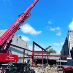 John Colaneri Instagram - #craneday @patelbrothers in #jerseycity. Roof steel and front steel pieces are being loaded in and installed. One step closer to our roof and closing in the building. Huge progress! #njbuilder #jerseycitynj
